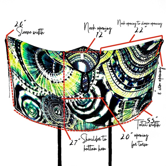 Roberto Cavalli Abstract Print Silk Kaftan | Size IT 44 (M/L) | Vibrant Colors - Picture 16 of 16